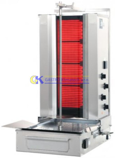Sklokeramický gril na gyros / kebab POTIS FCE4