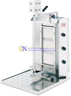 Plynový gril na gyros / kebab CB 3B/50