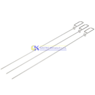 3 x špíz ○ 5 mm délka 530 mm na grilování a tandoori RATIONAL (GN1/1)