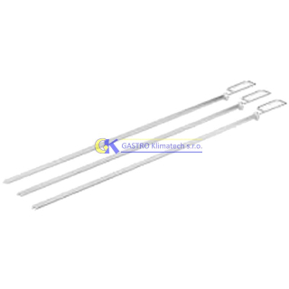 3 x špíz □ 5 mm délka 530 mm na grilování a tandoori RATIONAL (GN1/1)