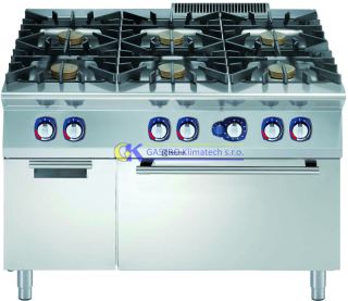 Plynový sporák s troubou Electrolux E9GCGL6C10