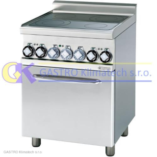 Sklokeramický sporák s troubou CFMC4 66 ET