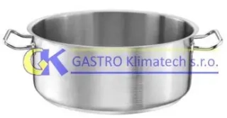 Kastrol nízký Tomgast, nerezový, objem 2,5litrů, průměr 20cm