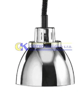  Závěsná infra - lampa, ø23cm chrom